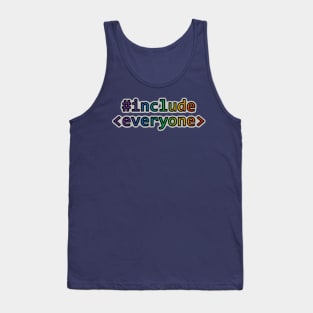 Geeks for Peace - #include everyone Tank Top